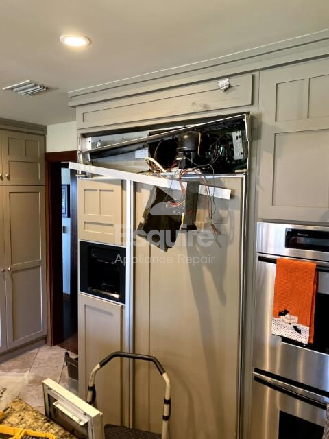 GE Monogram condenser fan replacement